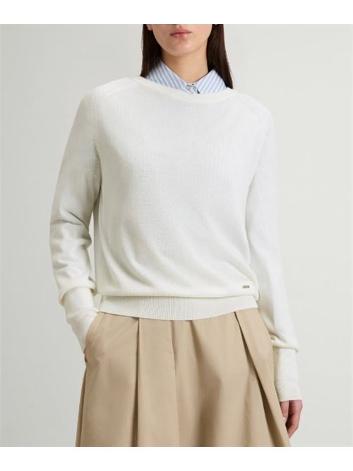 Crew neck sweater in cotton blend WOOLRICH | CFWWKN2037FRUF5037.8743